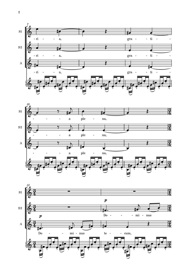 Ave Maria (SSA, Organ)