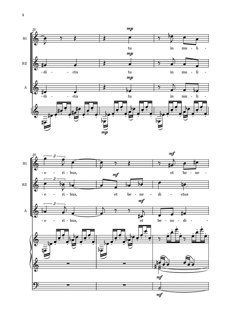 Ave Maria (SSA, Organ)